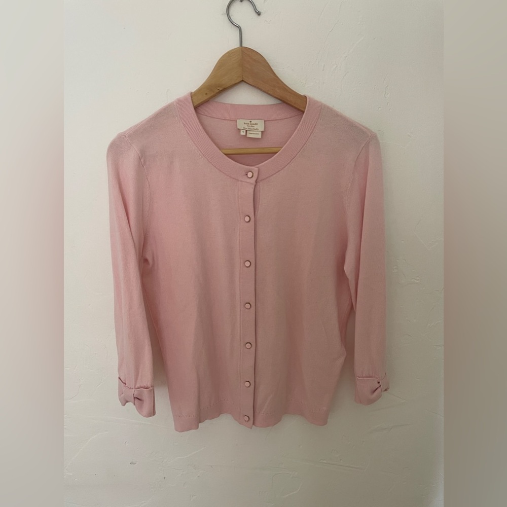 kate spade rose pink cardigan